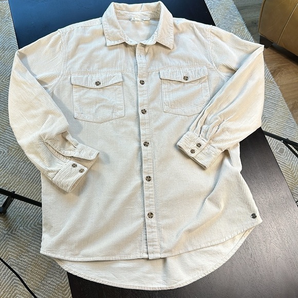 Roxy brand “Let it go” corduroy shirt shacket SZ S-M - Picture 2 of 8